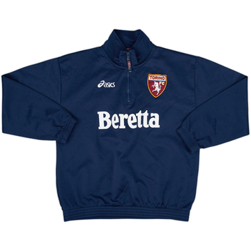 2005-06 Torino Asics Sweat-shirt 1/4 zip - 6/10 - (XL.Boys)