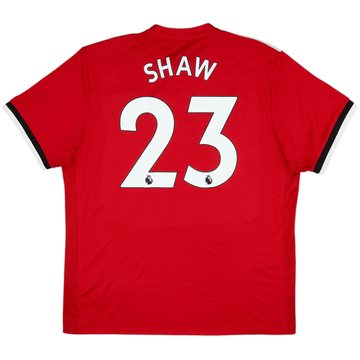 2017-18 Manchester United Maillot domicile Shaw #23 - 9/10 - (XL)