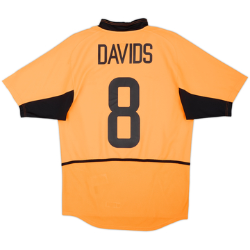 2002-04 Netherlands Maillot Domicile Davids #8 - 8/10 - (S)