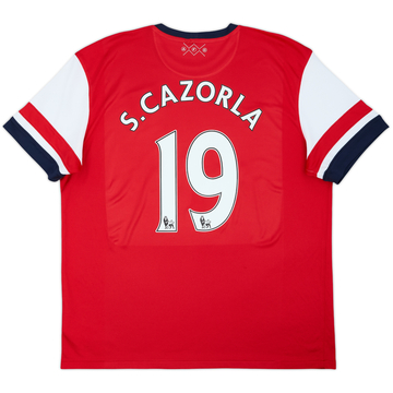 2012-14 Arsenal Maillot domicile S.Cazorla #19 - 6/10 - (XL)