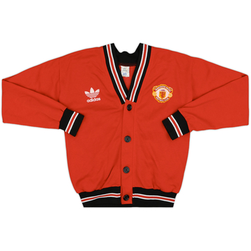 1988-90 Manchester United adidas Cardigan - 8/10 - (Y)