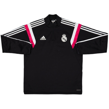 2014-15 Real Madrid adidas Haut d'entraînement 1/4 zip - 7/10 - (L)