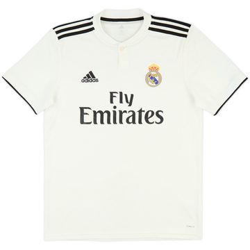 2018-19 Real Madrid Maillot domicile - 7/10 - (XL.Boys)