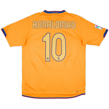 2006-08 Barcelona Maillot extérieur Ronaldinho #10