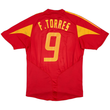2004-06 Spain Maillot domicile F. Torres #9 - 7/10 - (L)