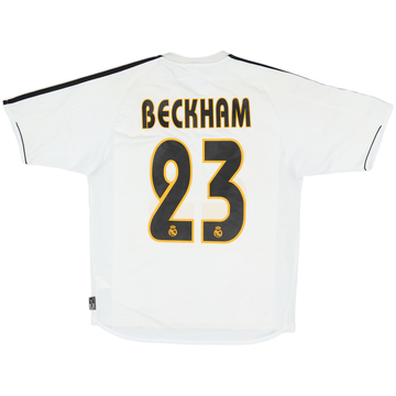 2003-04 Real Madrid Maillot domicile Beckham #23 - 5/10 - (S)