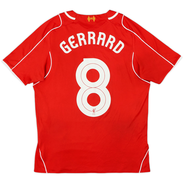 Maillot domicile Liverpool 2014-15 Gerrard #8 - 7/10 - (S)