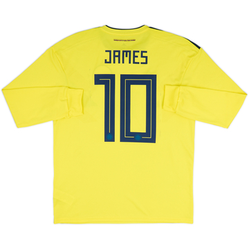 2018-19 Maillot Colombie Domicile ML James #10