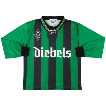 1995-96 Borussia Monchengladbach Maillot Extérieur Manches Longues - 8/10 - (XS. Boys)