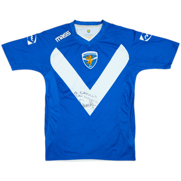 2009-10 Brescia Maillot Domicile Signé - 7/10 - (XS)
