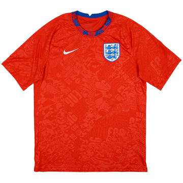 2020-21 England Nike Maillot d'entraînement - 9/10 - (L)