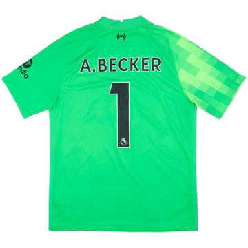 2021-22 Liverpool Maillot Gardien MC A.Becker #1 - 8/10 - (M)