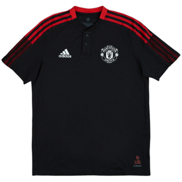 2021-22 Manchester United adidas Polo - 8/10 - (M)