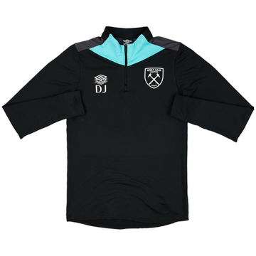 2024-25 West Ham Umbro Modèle Staff Haut d'entraînement 1/4 Zip DJ - 6/10 - (M)