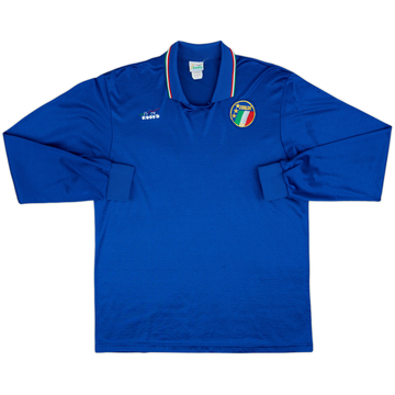1986-90 Italy Maillot domicile ML - 9/10 - (XL)