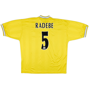 1996-99 Leeds United Maillot extérieur Radebe #5 - 8/10 - (XL)