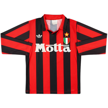 1992-93 AC Milan Maillot Domicile L/S #9 - 6/10 - (XS)