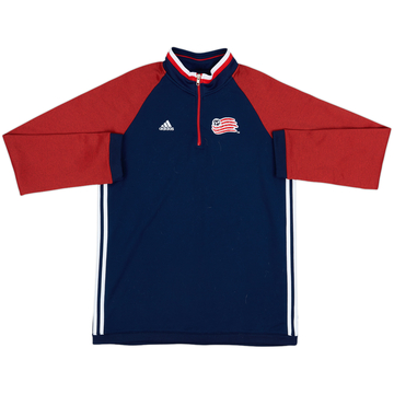 2015-16 New England Revolution adidas 1/4 Zip Haut d'entraînement - 9/10 - (Femme XL)