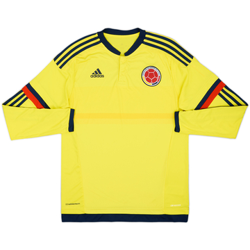 2015 Colombia Copa America Authentique Domicile Maillot ML - 7/10 - (L)