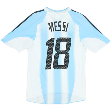 2004-05 Argentina Maillot domicile Messi #18 - 6/10 - (S)