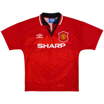 1994-96 Manchester United Maillot domicile - 8/10 - (L. Garçons)