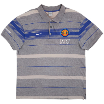 2009-10 Manchester United Nike Polo - 9/10 - (XL)