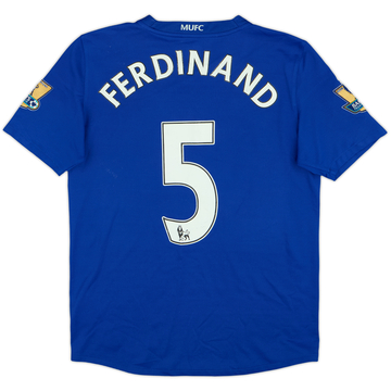 2008-09 Manchester United Maillot third Ferdinand #5 - 5/10 - (XL.Boys)