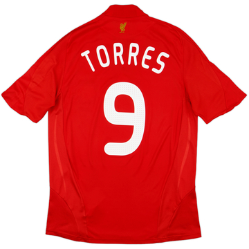 Maillot domicile Liverpool 2008-10 Torres #9 - 6/10 - (M)