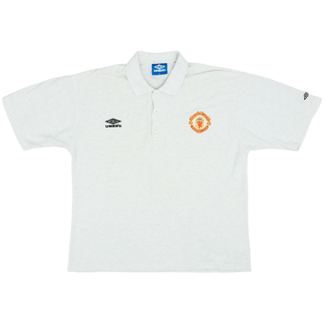 1996-97 Manchester United Umbro Polo 9/10 (XL)