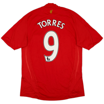 Maillot domicile Liverpool 2008-10 Torres #9 - 6/10 - (M)