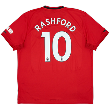 2019-20 Manchester United Maillot domicile Rashford #10 - 6/10 - (XL)
