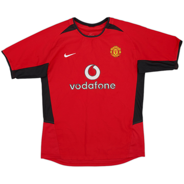2002-04 Manchester United Maillot Domicile - 7/10 - (Garçons L)