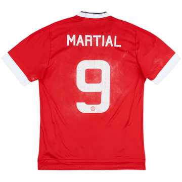 2015-16 Manchester United Maillot domicile Martial #9 - 4/10 - (M)