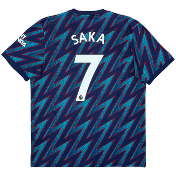 2021-22 Arsenal Maillot Third Saka #7 - 6/10 - (L)