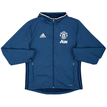 2016-17 Manchester United adidas Veste de survêtement à capuche - 9/10 - (M)