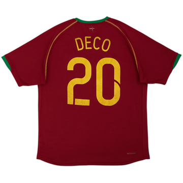 2006-08 Portugal Maillot domicile Deco #20 - 6/10 - (L)