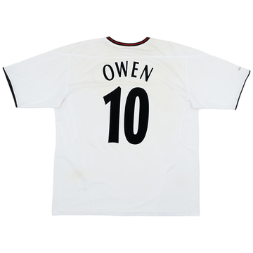 2003-04 Liverpool Maillot extérieur Owen #10 - état 5/10 - (XXL)