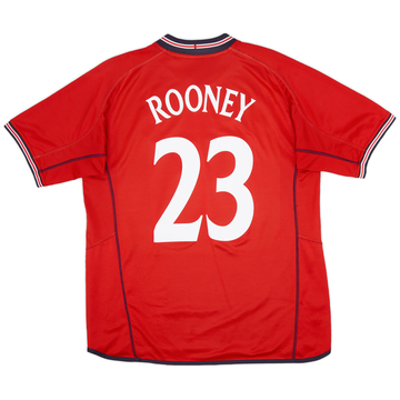 2002-04 England Maillot extérieur Rooney #23 - 6/10 - (XL)