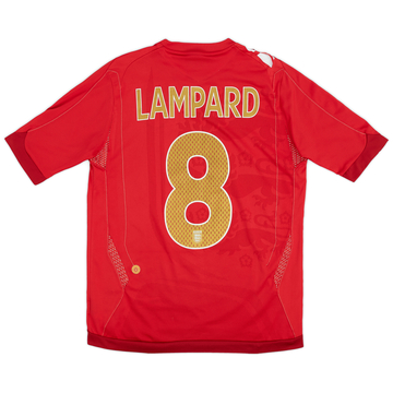 2006-08 England Maillot extérieur Lampard #8 - 7/10 - (XL.Boys)