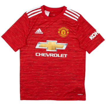 2020-21 Manchester United Maillot domicile - 8/10 - (L.Boys)