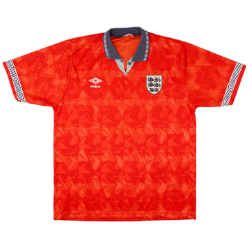 1990-93 England Maillot extérieur - 8/10 - (L)