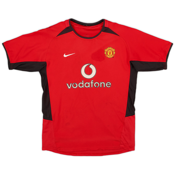 2002-04 Manchester United Maillot domicile - 6/10 - (L.Boys)