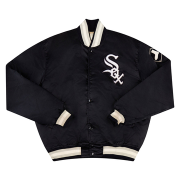 1990s Chicago White Sox Starter Veste teddy en satin XL