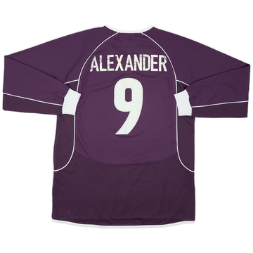 2004-05 Harchester United Maillot domicile manches longues Alexander #9 - 7/10 - (XL)