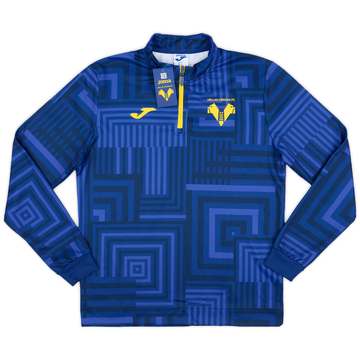 2023-24 Hellas Verona Joma Haut d'entraînement 1/4 Zip avant-match