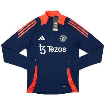 2024-25 Manchester United adidas 1/4 Zip Haut d'entraînement (Enfant)