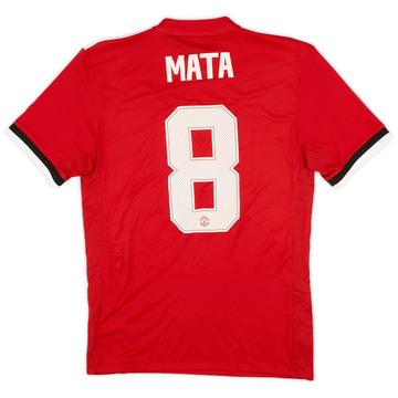 2017-18 Manchester United Maillot domicile Mata #8 (S)
