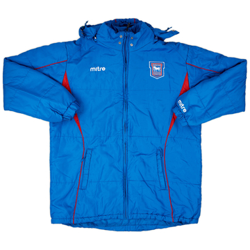 2011-12 Ipswich Mitre Manteau de banc à capuche - 9/10 - (XL)