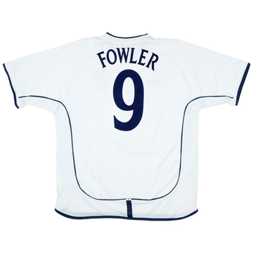Maillot domicile Angleterre 2001-03 Fowler #9 - 9/10 - (XL)