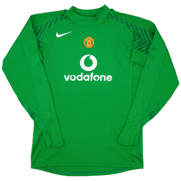 2005-06 Manchester United Maillot Gardien - 8/10 - (XL.Boys)